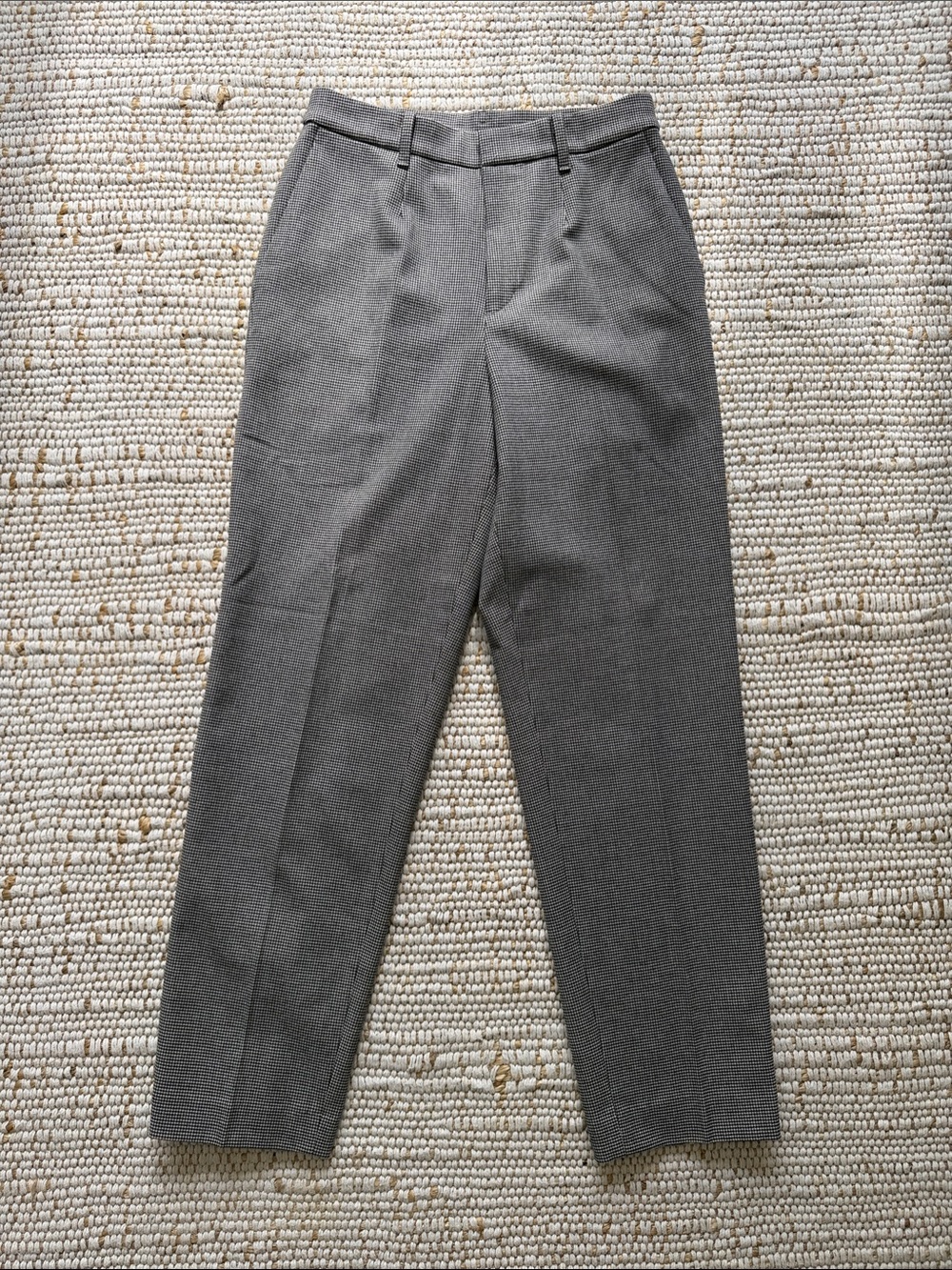 Uniqlo Women's houndstooth Flat Front Tailored Pants